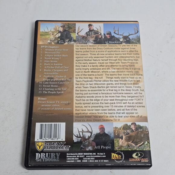 12 Hunting DVD Lot Gettin' Close Posted Bowhunting Drury Mega Bucks Turkey Deer - Picture 7 of 16